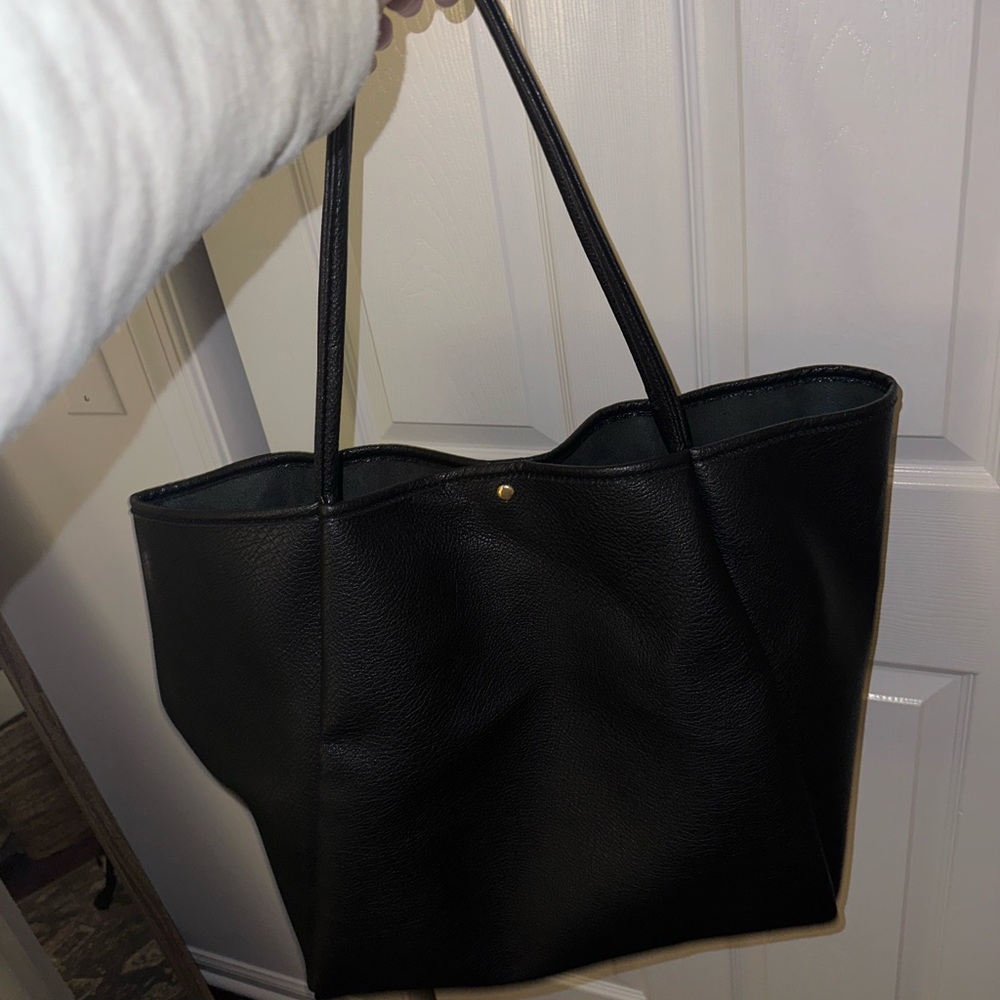 Black Oversized Tote Bag